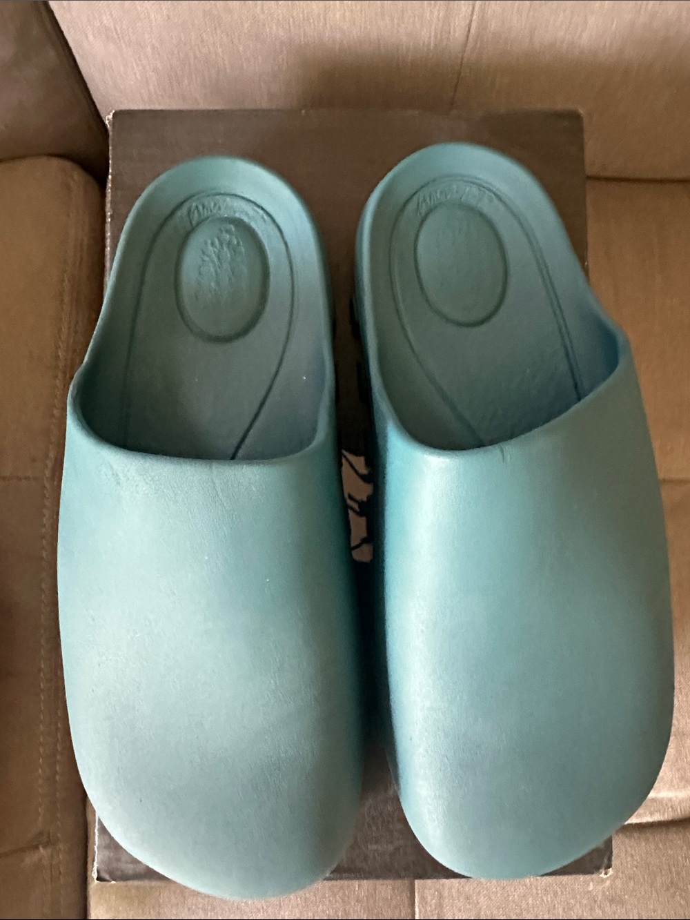 FP Movement by Free People Teal Slip-On Clog Mules